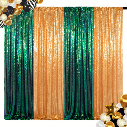 Shinybeauty Sequi Curtains 4Panels 2Ft X 8Ft Royal Blue Party Decoration Wedding Backdrop Curtains Glitter Background Backdrop Shimmer Curtain Backdrop 2 Colors Theme Curtains PHOTO BOOTH BACKDROP CURTAIN