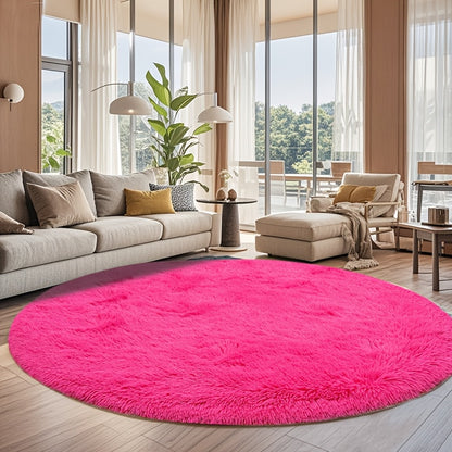 Fluffy Area Rug Large Soft Shag Carpet for Living Room Bedroom – Non-Slip Ultra Thick Plush Floor Mat, Multiple Sizes & Colors, Home Decor