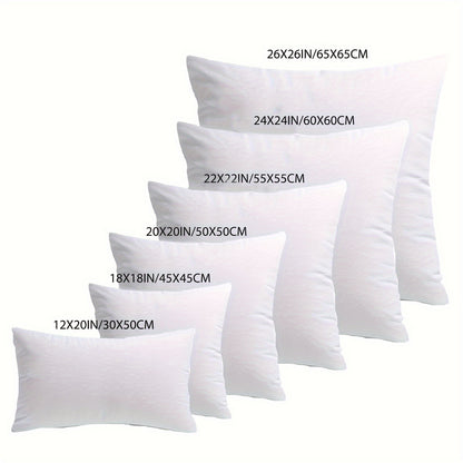 Hypoallergenic 100% Virgin Fiber Outdoor Non- Fabrics Pillow Inserts, Square Form Microfiber Throw Pillow Inserts, Couch Sofa Pillows for Office, Patio And Picnic