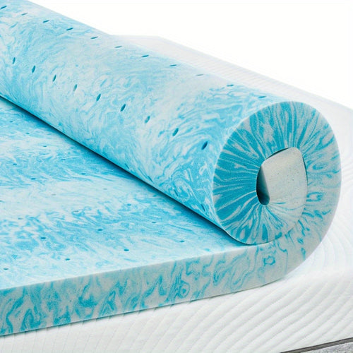 1 P Ergonomic Cooling Gel Swirl Mattress Lightweight, Comfortable, Breathable, Mattress, Comfort Mattress/ 1 Ergonomic Foam Neck Pillow Neck Support Pillow; Buy Separately/ Combined