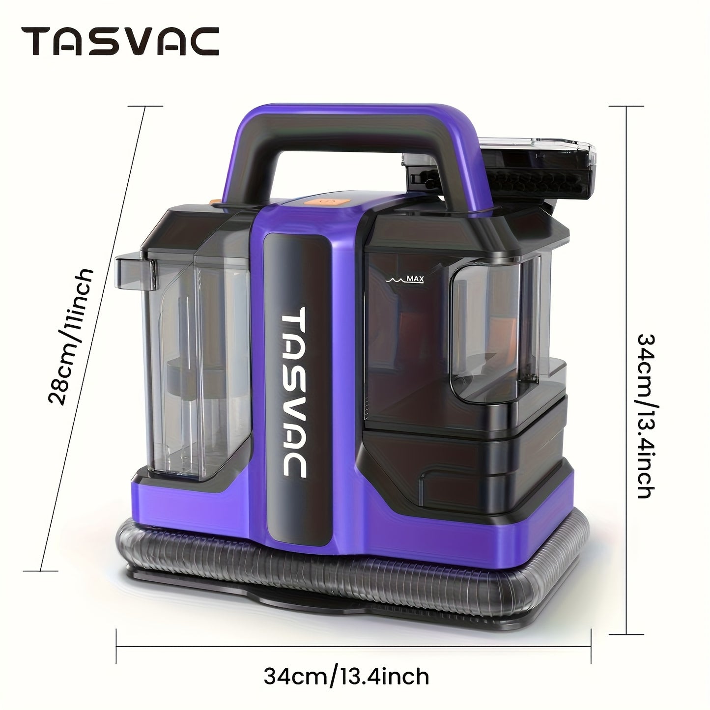 NEW Portable Carpet Cleaner: All-in-one Deep Cleaning Machine with 36.52oz Clean/27.05oz Waste Tanks, Powerful Spray And Dual Brushes. Effortlessly Remove Tough Stains From Carpets, Upholstery, Stairs, And Car Seats.Lightweight Design for Portable