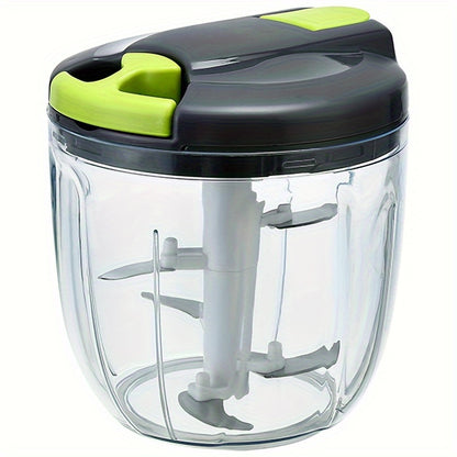 Vegetable Chopper Professional Onion Chopper Multifunctional Food Chopper Kitchen Onion Chopper with 3/5 Blades, Salad Potato, Carrot, Garlic Container, Kitchen Gadget Set
