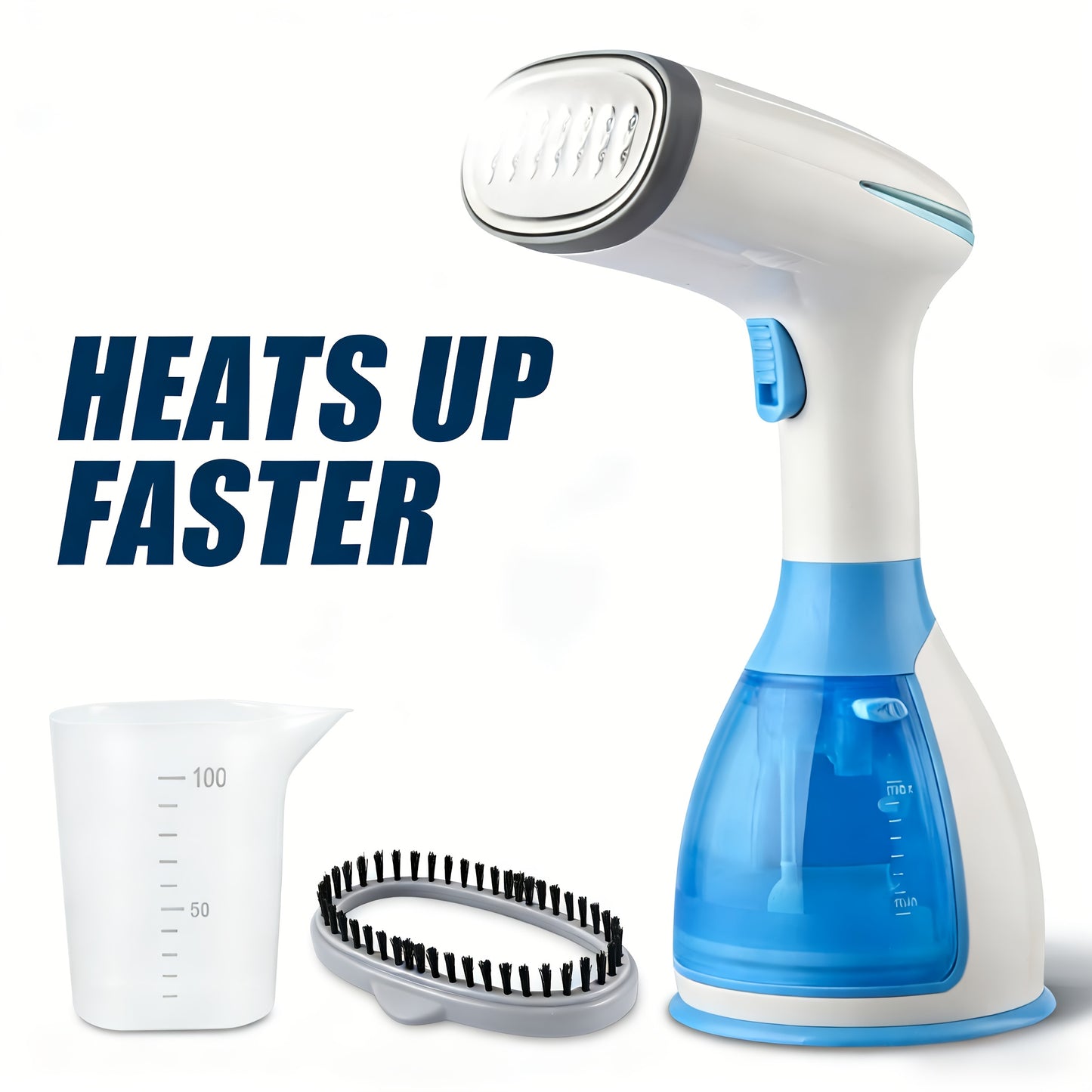 Steamer for Clothes, Fast Heat-Up Clothes Steamer Handheld Garment Steamer with 3 Steam Settings, 10.14oz Water Tank, 9.8' Cord, Portable Travel Steam for Removes Wrinkle Safe on All Fabrics