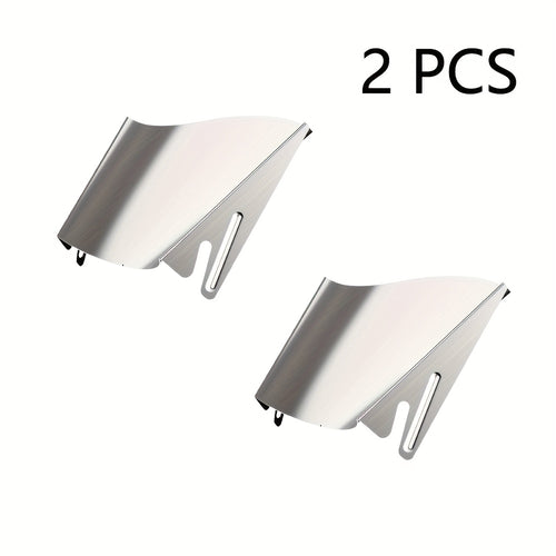 Stainless Steel Pouring Chute For Stand Mixer, Available In 1-Pack Or 2-Pack, Dishwasher Safe, Compatible With Tilt-Head And Bowl-Lift Models, Essential Baking Accessory, Sturdy And Durable