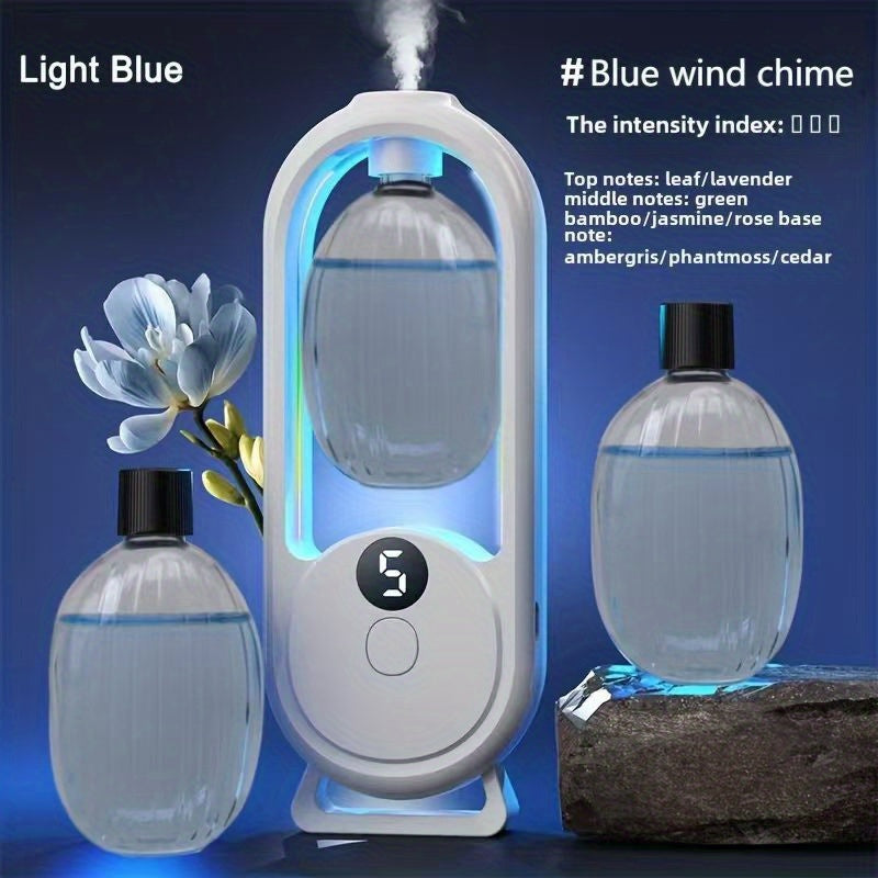 4pcs Set: Home Aromatherapy Diffuser, Large-capacity Humidifier, Includes 5 Essential Oils. Suitable for Hotel, Spa, and Yoga Room Use. Aroma Diffuser with 5 Humidifier Settings, Ideal for Bedroom and Home Relaxation. Compact Design