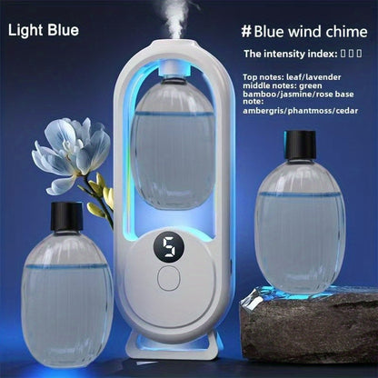 4pcs Set: Home Aromatherapy Diffuser, Large-capacity Humidifier, Includes 5 Essential Oils. Suitable for Hotel, Spa, and Yoga Room Use. Aroma Diffuser with 5 Humidifier Settings, Ideal for Bedroom and Home Relaxation. Compact Design