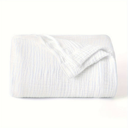 100% Cotton Muslin Blanket 6 Layers | Breathable & Lightweight, Soft Gauze, All-Season, Multipurpose, Perfect for Couch and Bed, Ideal Valentine'S Day and Holiday Gift, Machine Washable, Mixed Colors