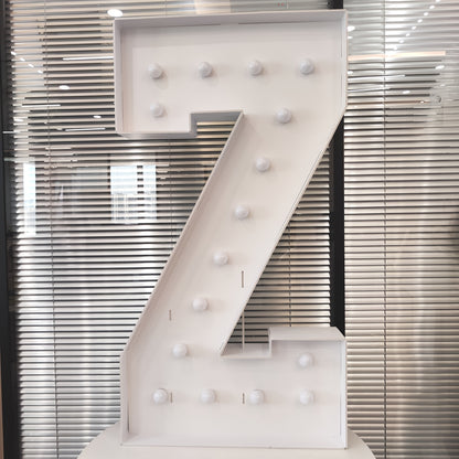 Cool White 120cm/4FT Tall Lighted Holiday Displays, LED Letter Board, BABY, LOVE, HBD With Cool White Lights For Wedding, Proposal, Birthday Party, Anniversary, Graduation Decor