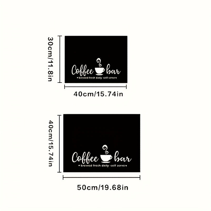 Multi-functional Mat, Coffee Machine Mat, Dish Drying Mat, Bohemian-themed Coffee Bar Mat, Suitable for Coffee Station Accessories and Storage Boxes, Absorbent for Dishwashers, Suitable for Kitchen Counters, Coffee Machine Mat Gift