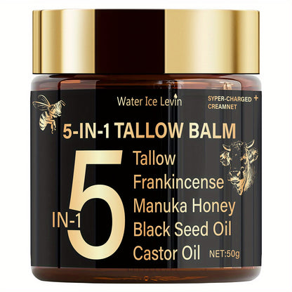 A Moisturizing Cream Made with Beef Tallow And Honey, Enriched with Castor Seed Oil for Triple Nourishment. It Has a Lightweight Texture That Refines The Skin, Provides Deep Hydration, Locks in Moisture, And Improves Complexion
