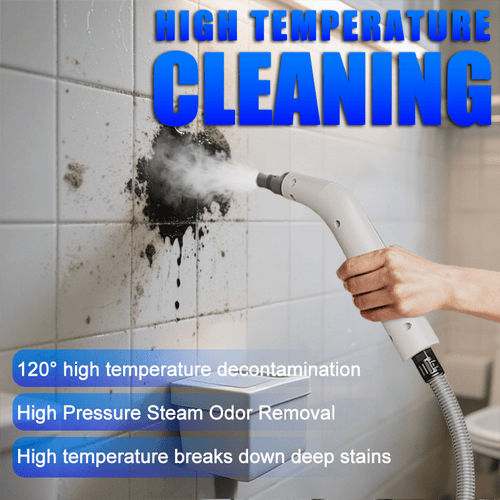 Handheld Steam Cleaner 1200W High Pressure Portable Steam Cleaning Machine for Home, Car, Upholstery, Floors & Gaps - High Power Water Tank, Multi-Surface Steamer with Storage Bag, Regular & Pro Edition