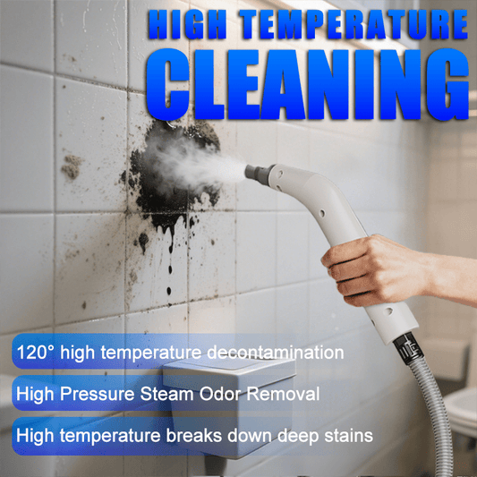 Handheld Steam Cleaner 1200W High Pressure Portable Steam Cleaning Machine for Home, Car, Upholstery, Floors & Gaps - High Power Water Tank, Multi-Surface Steamer with Storage Bag, Regular & Pro Edition