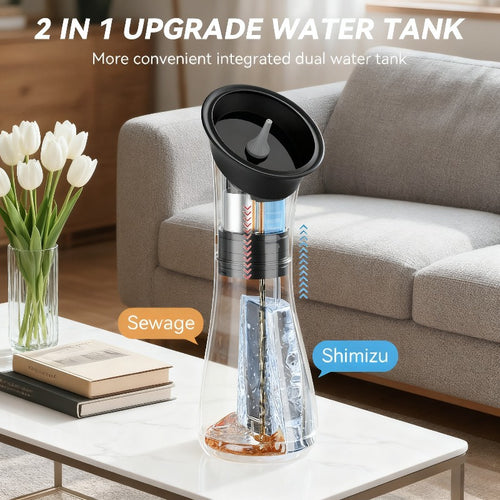 Earwax Removal Kits for Adult, Ear Cleaner Pro with Visual Waste Tank, Interchangeable Nozzles, Dry And Dirty Storage, USB ChargingTwo Available Package Options (Ear Scoop/ Ear Washer), Ideal Gifts for Family