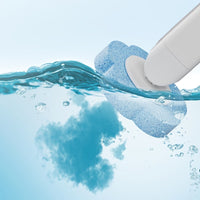 12 replacement brush heads (toilet brush holder not included)
