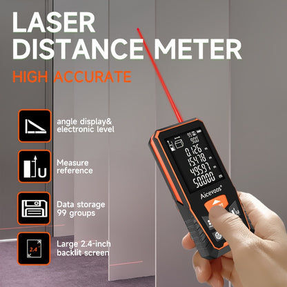 Aicevoos Digital Laser Rangefinder 50M 70M 100M 120M - Laser Distance Meter, Trena Laser Tape Measure, Roulette Range Finder - For Construction, DIY & Outdoor Use - Ideal Gift for Contractors & DIY Enthusiasts