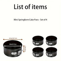 4 inch Springform Cake Pan Set