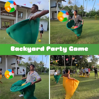 Grandma Pants Yard Games | Fun Inflatable Outdoor Party Games with Elastic Ball, Suitable for Group Participation, Polyester Material