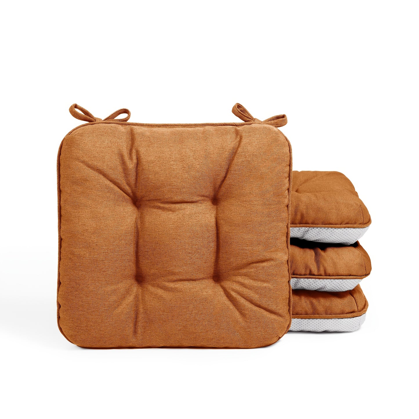 New Year 4/8pcs Memory Foam Chair Cushions, M L Size Available, Outdoor/Indoor Chair Pads for Dining Chairs 4/8 Pack, Seat Cushions for Kitchen, Dining Room, Office, Patio Chair