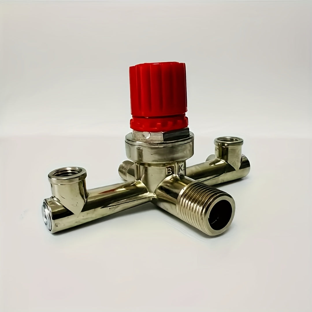 Air Compressor Pressure Switch Manifold Kit with Regulator Gauge Valve Bracket Assembly – Complete Control System for Air Pump