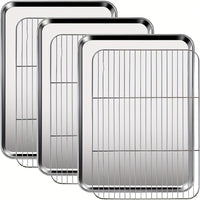 3 Pans + 3 Racks