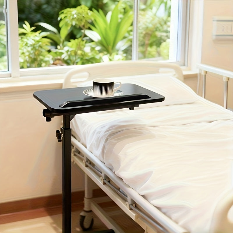 [Adjustable Height Care Table] Hospital Bed Table - Essential for Nursing, Adjustable Height Care Table, Bedside Dining Table for Convalescence, Home Medical Nursing Table, Table for The Elderly And Patients, Practical Gift, Two-Color Options