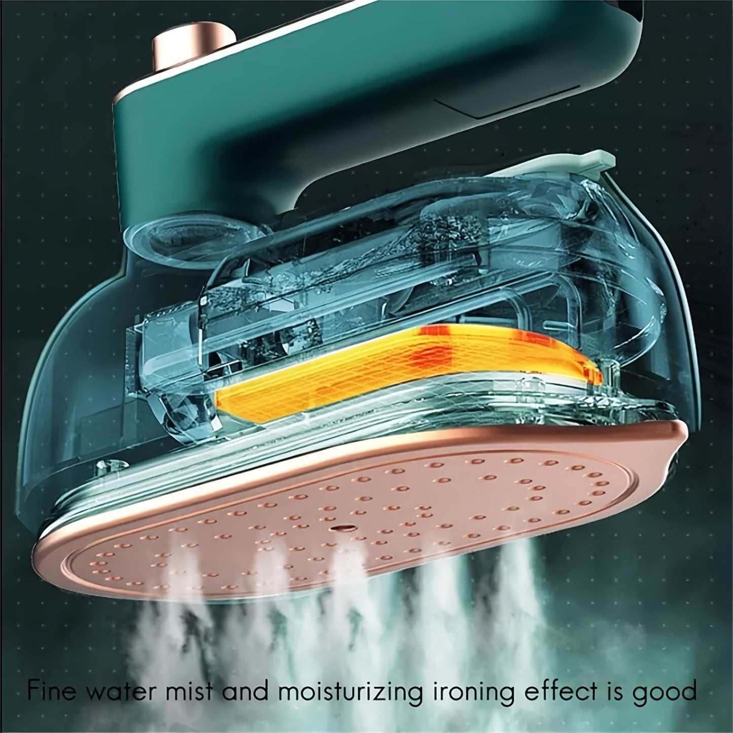 2026 Upgraded Mini Travel Clothes - Portable Rotary Clothes And Steam, 3-in-1 Handheld, 10-Second Rapid Heat Up, Compact Wrinkle Reducer for Travel And At Home (Includes A Measuring Cup And Base)