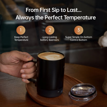 Self-Heating Coffee Mug, Coffee And Hot Beverage Warmer