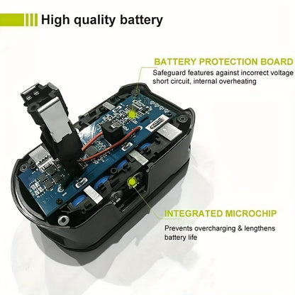 Ryobi 18V Battery 8.0Ah 2 Pack Compatible Lithium-Ion Replacement for ONE+ P108 P107 P106 P105 P104 P103 P102 BPL1820 Long Run Time