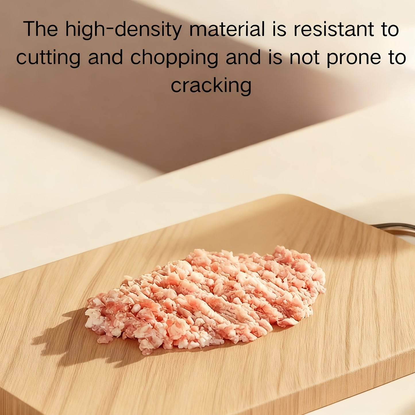 1pc Bamboo Cutting Board, Multiple Sizes Available 8.66x12.6inch 10.24x14.17inch 11.02x15.75inch 14.17x10.24inch, Double-Sided Sturdy Bamboo Chopping Board, Household Kitchen Food Prep Board for Fruit Vegetable Meat Cutting