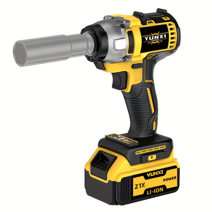 21V Cordless Impact Wrench Wireless Drill Set, Brushless Electric Impact Gun Drill, Optional 4000Mah Battery, Toolbox, Charger, Socket, And Full Accessory Set. |The Perfect Gift for The Automotive Industry And Industrial Home Decor, Men'S Gift
