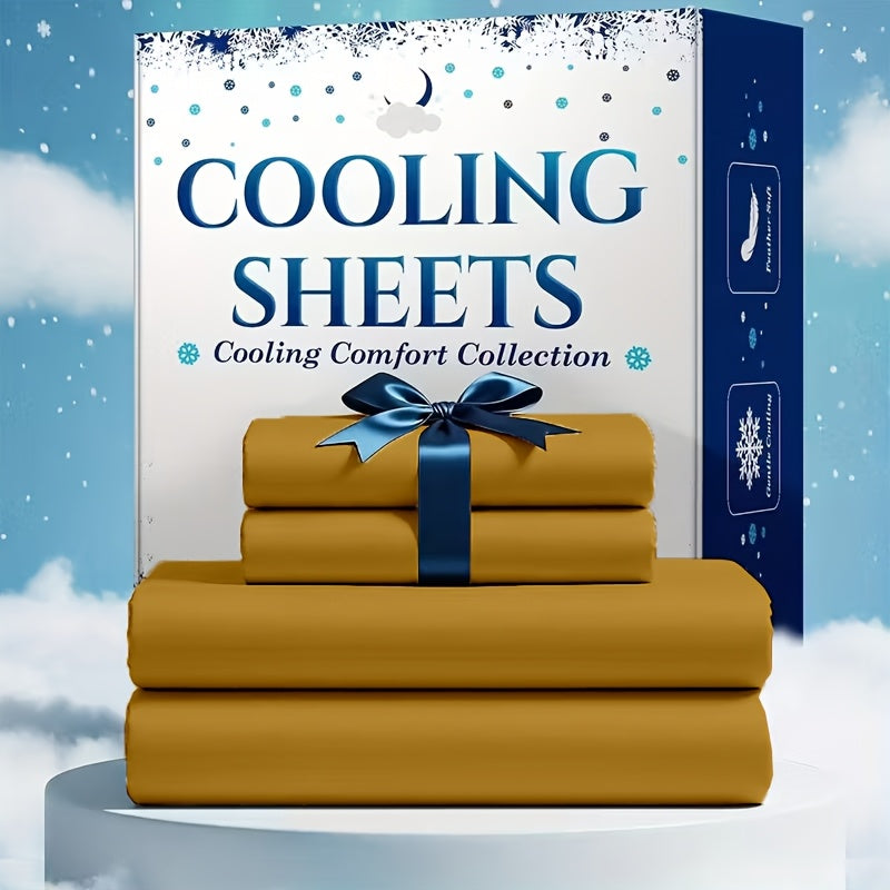 4/6-Piece Luxury Sheet Set - Breathable & Cooling Sheets - Hotel Luxury Bed Sheets Set - Easy & Secure Fit - Soft, Wrinkle Free & Comfy Sheets Set - Sheet Set with Extra Deep Pockets-4PC Random Color
