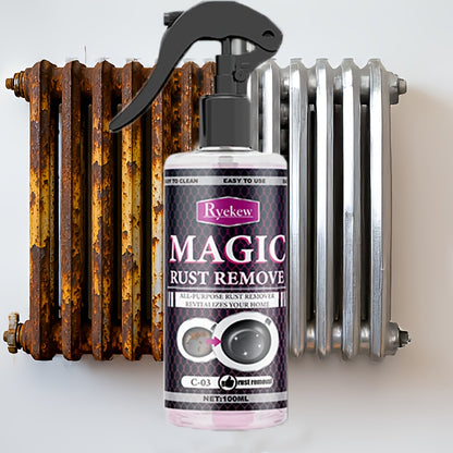 Metal Rust Remover & Rust Eliminator Spray – Fast-Acting Formula for Automotive Tires, Rims, Wheel Bolts & Doors, Furniture Metal Surfaces, Easy Apply Quick Results, 100ml Rust Treatment
