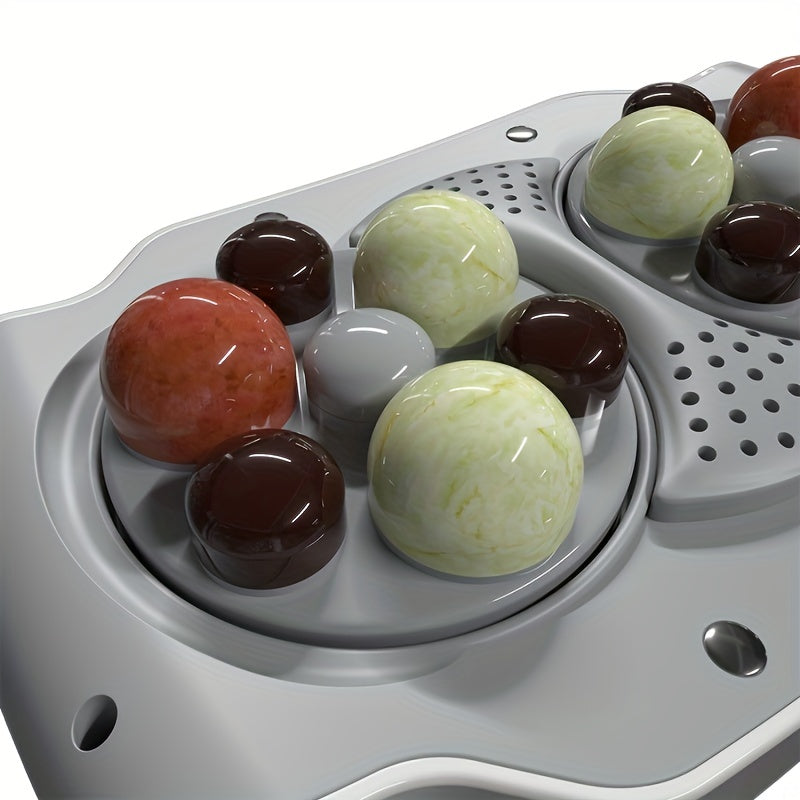 Portable Electric Abdominal Massager with Heating Function, Rechargeable Design, 3 Massage Modes, Suitable for Abdominal Area, Home Office Use