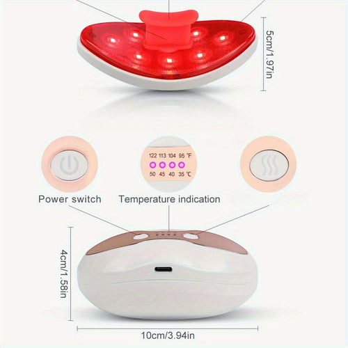 Lip Plumper Device for Women – Electric Lip Shaper & Trainer with 4 Adjustable Heating Temperatures for Fuller, Plumper Lips, Portable Beauty Tool Gift
