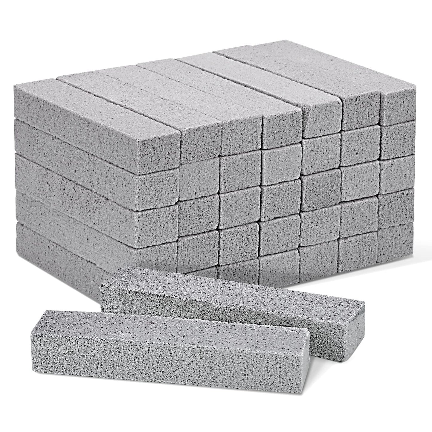 WHONLINE 36 Pack Pumice Stones for Toilet Cleaning Bowl Stick,Pumice Scouring Pad Pumice Stick Cleaner for Cleaning Toilet, Bathtubs, Kitchen Sink, Grill, Household, For Halloween And Christmas