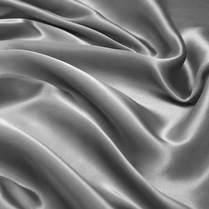 Satin Bed Sheet Set 4 Pcs – Luxury Silky Smooth Hotel-Quality Bedding, Wrinkle-Free Deep Pocket Fitted Sheet, All-Season Elegant Satin Sheets – Twin, Full, Queen & King, Multiple Colors