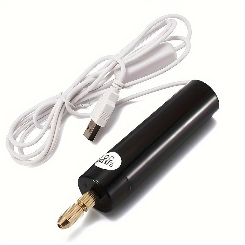 Mini Electric Drills Portable Handheld Micro USB Drill 5V for Jewelry Making Wood Craft for Metal Wood Jewelry Tools