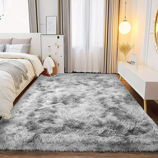 Super Soft Fluffy Rug for Interior Modern Fluffy Area Rug, Living Room, Non-Slip, Machine Washable Plush Floor Rug for Living Room, Bedroom, Home Decor, Or Room Decor