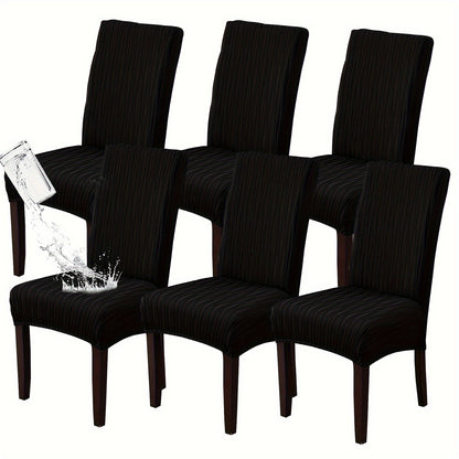 4/6pcs Of Stain-resistant Dining Chair Covers, Restaurant Furniture Protective Covers, Winter Christmas Decor Pet Furniture Protection, Removable And Easy-to-clean Stretch Dining Chair Covers, Valentine's Day Home Decorations