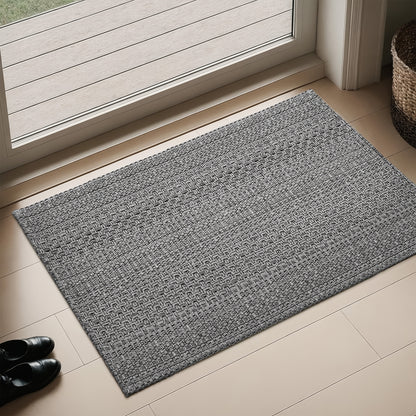 Washable Area Mat Non Slip Rubber Backed Living Room Rugs Braided Woven Cotton Kitchen Rugs Indoor Entryway Mat Floor Mat for Dining Living Room Bedroom kitchen rugs