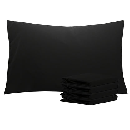 4 Pack 20x30 Brushed Microfiber Pillowcases | Envelope Closure, Soft, Wrinkle-Free, Fade-Resistant, Solid Color, Viscose Blend