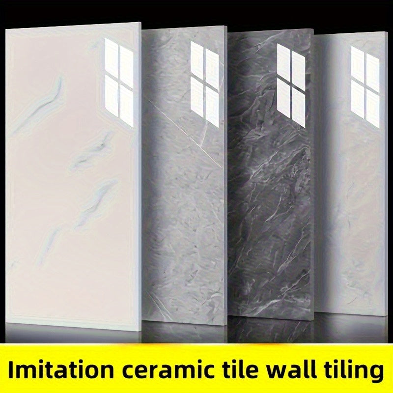 20/40-Pack Peel & Stick Marble Tiles Wall Panels Set - Self-Adhesive Waterproof Removable Wall Sticker for Kitchen Backsplash, Bathroom, Living Room, Office Home Decor. Easy Install (23.62"x11.81")