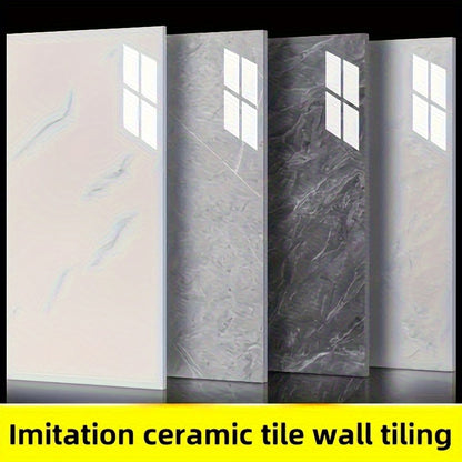 20/40-Pack Peel & Stick Marble Tiles Wall Panels Set - Self-Adhesive Waterproof Removable Wall Sticker for Kitchen Backsplash, Bathroom, Living Room, Office Home Decor. Easy Install (23.62"x11.81")