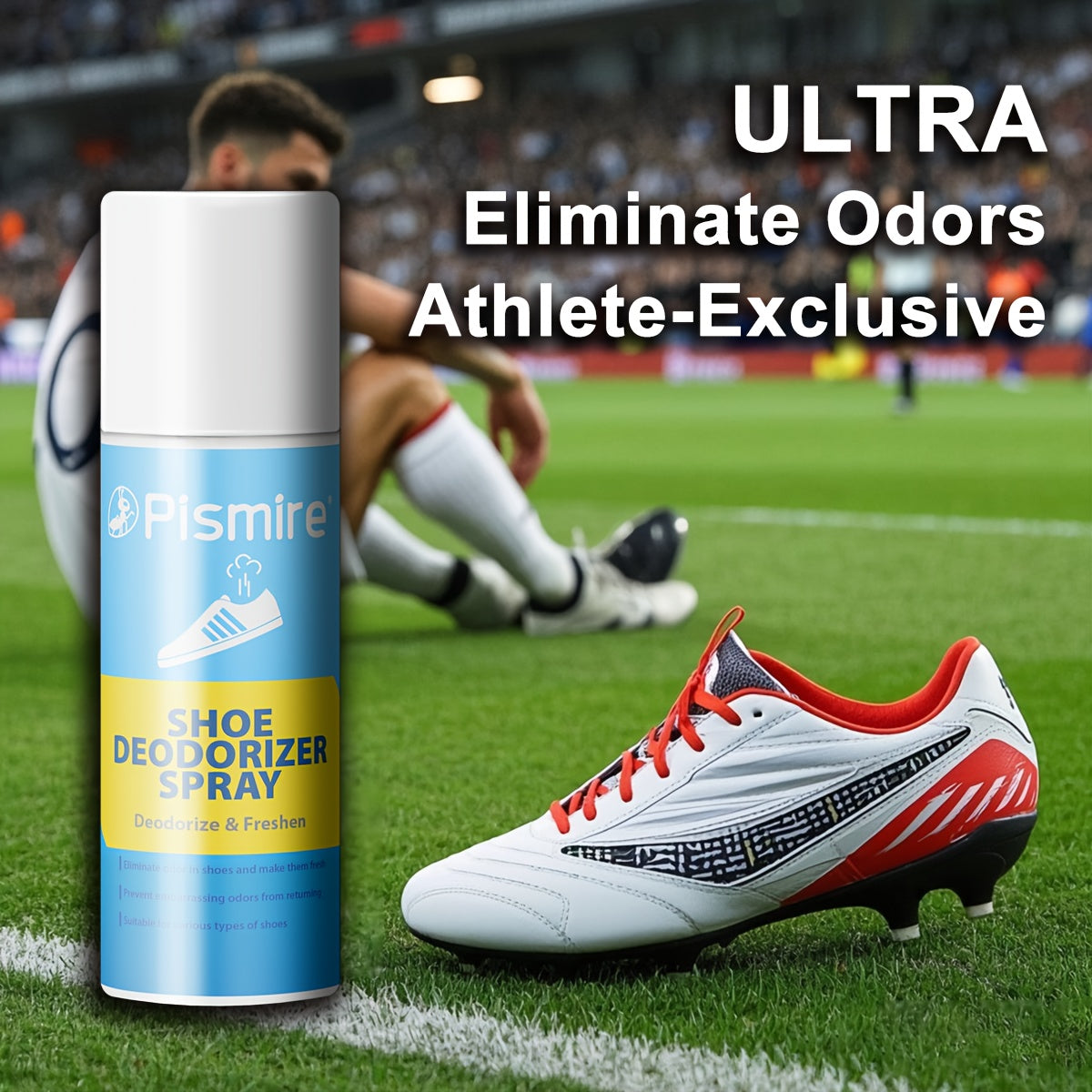 Foot Deodorant Spray 8.79oz – Powerful 24-Hour Odor Eliminator for Shoes, Clothing & Body, Long-Lasting Freshness for Athletes, Women & Daily Use