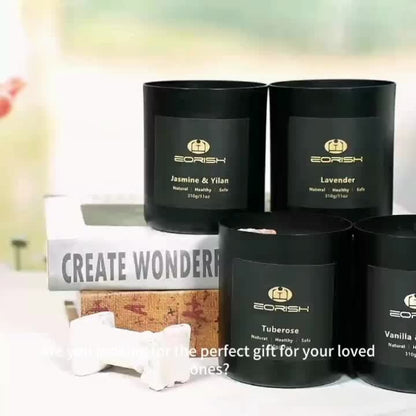 8pcs Gift Set, 44Oz, 4 Scented Candles And 4 Pads, Natural Crystal Gift Set for Women Men, Nice Gift Set for Girlfriend, Wife, Sisters, Mom, Nurse, Employee, Christmas Gift, Thanksgiving Gift, Mother'S Day Gift, Birthday Gift, Spa Gift