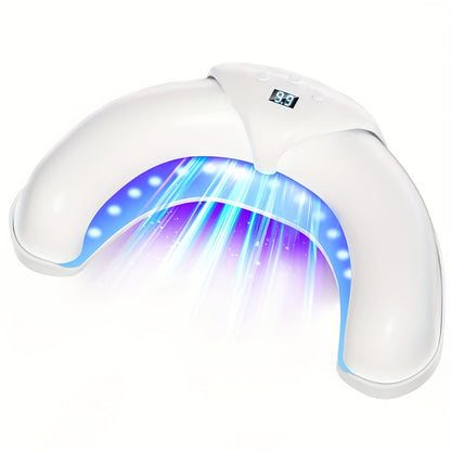 Nail Light Therapy Device FDA Cleared 470nm 910nm Dual Wavelength Toenail Fungus Laser Cleaning Machine Onychomycosis Home Treatment Portable Nail Care Device