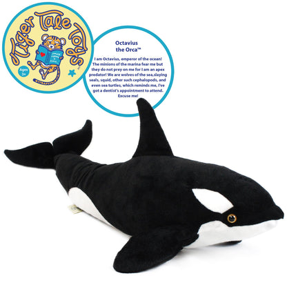 Octavius The Orca Blackfish - 28 Inch Stuffed Animal Plush - By Viahart