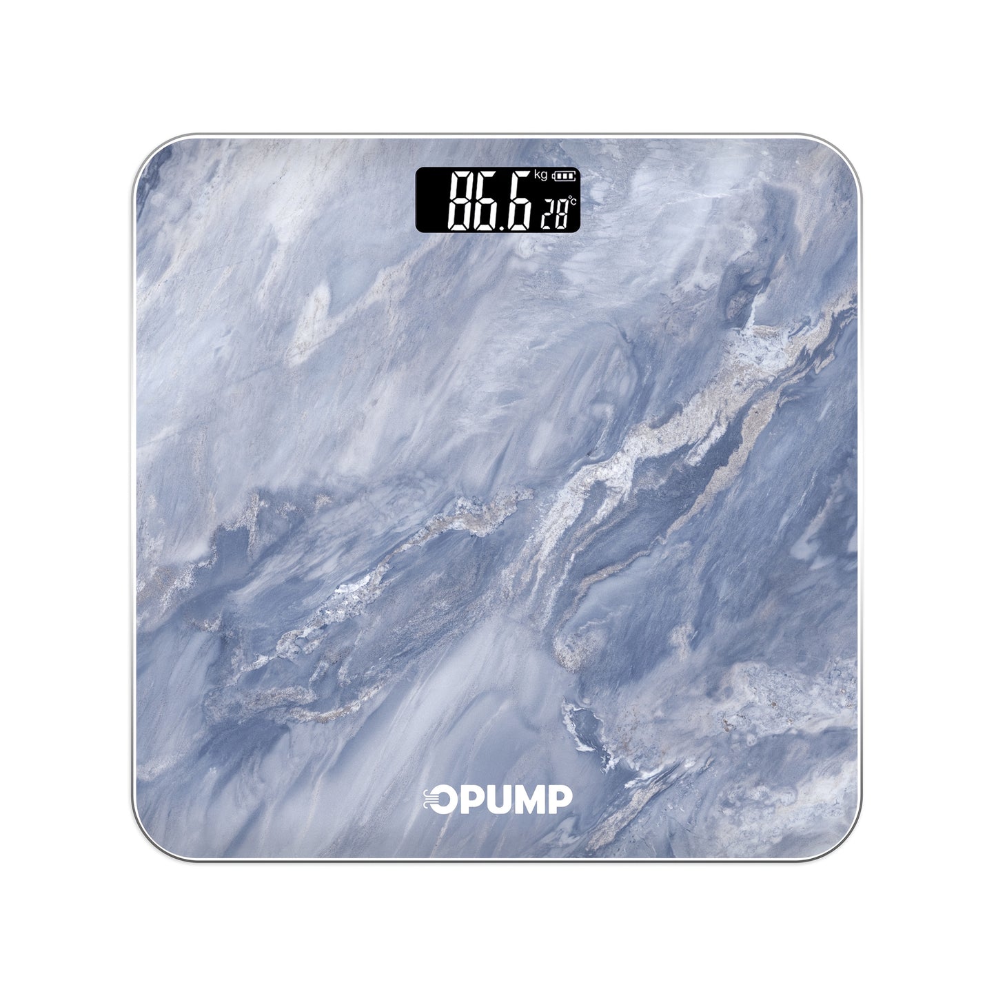 Digital Bathroom Scale High Precision 400 lbs – Electronic Body Weight Scale with Backlit HD LCD Display, kg/lb/st Switchable, Easy Read, Includes Batteries