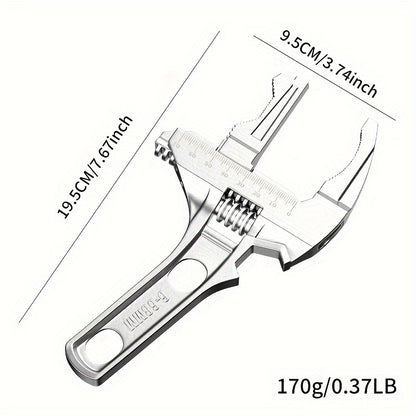 Multifunctional Bathroom Wrench Tool Saves Space And Has Various Functions, Adjustable Bathroom Wrench Saves Space And Multifunctional,  Double-ended Wrench Open-ended Wrench Bathroom Water Heating  And Sink Repair Tool
