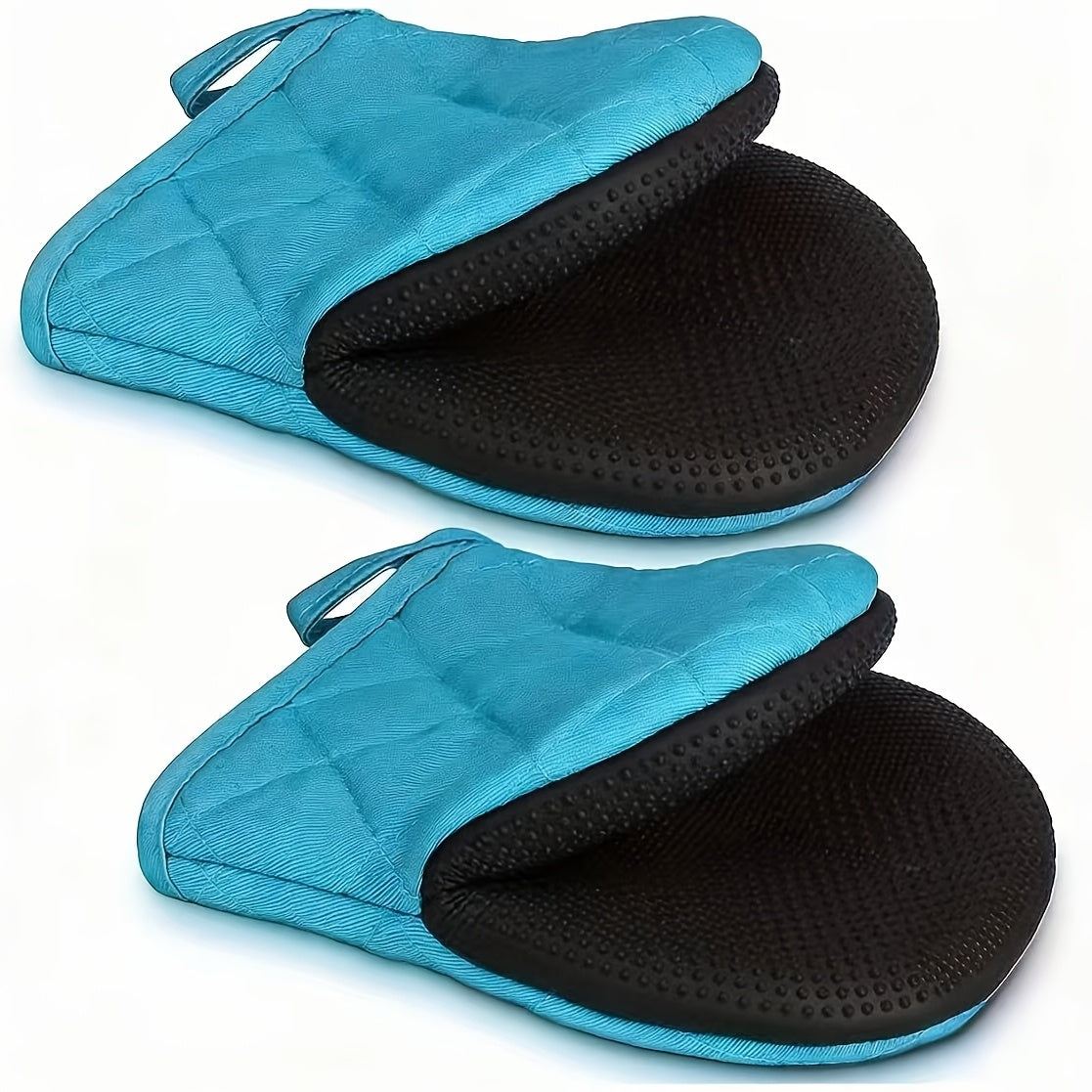 2pcs Multi-Ply Durable Kitchen Oven Mitts For Cooking & Baking - Non-Slip, Heat Resistant Gloves, Food Safe - Perfect For Graduation, Juneteenth, Labor Day, Grandparents Day, Earth Day Celebrations, Thanksgiving, Christmas, New Year's, And More
